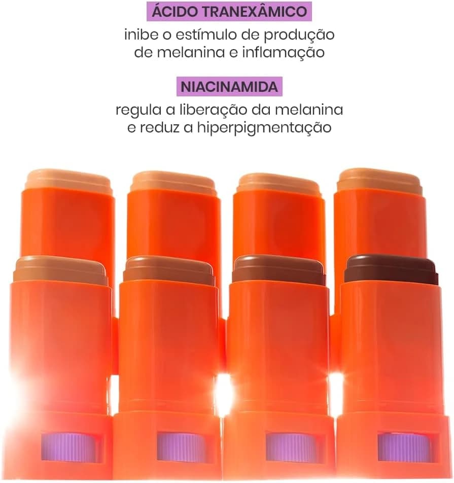 Sallve Protetor Solar Bastão Antimachas FPS 90 com Cor 5-15g